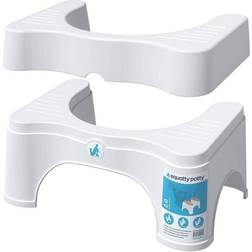 Squatty Potty 7-Pollice & 9-Pollice Regolabile Altezza Bagno Gabinetto Sgabello