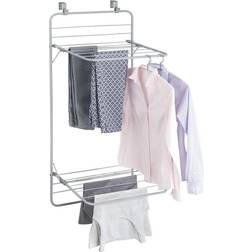 mDesign Collapsible Foldable Laundry Drying Rack, 2 Shelves in Silver/Gray 20 x 18.75 x 47.5 MichaelsÂ Silver 20 x 18.75 x 47.5