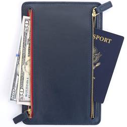 Leather Rfid Blocking Travel Organizer