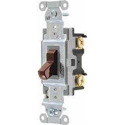 Sim Supply Wall Switch Brown 15A 1-Pole Switch CSB115B