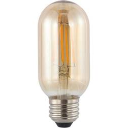 Jonathan Y 40-Watt Equivalent T45 LED Non-Dimmable Edison Glass Bulbs w/E26 Base, WW 2700K, 350 Lumen, Tinted Amber Pack of 6