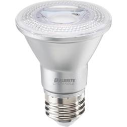 Bulbrite Pack of 6 7 Watt Dimmable Flood PAR20 Medium E26 LED 500 Lumens Flood PAR20