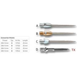 Bull's Stahlspitzen TX 2BA, Dartspitzen