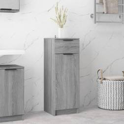 vidaXL Armadietto Bagno Grigio Sonoma 32x34x90 cm