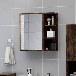 vidaXL smoked oak Bathroom Engineered