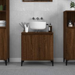 vidaXL Mobile Lavabo Rovere 58 x 33 x 60 cm Legno Multistrato