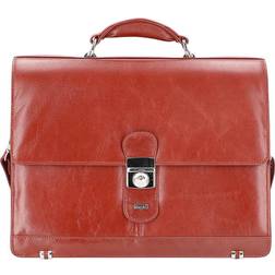 Alassio Aktentasche MOCCA, Leder, cognac-farben