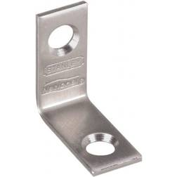 National Hardware Mfg. 1" Long Wide, Stainless Steel, Corner Brace - Stainless Steel Coated Part #N348-292