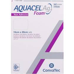 Convatec AQUACEL Ag Foam nicht adhäsiv 15x20 Verband 5 St.