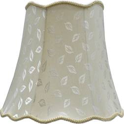 Aspen Creative Corporation 16 Butter Trim Scallop Bell Shade