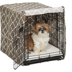 Midwest Quiet Time Defender Brown Crate Cover