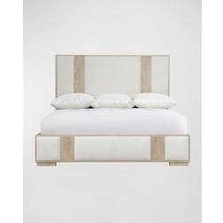 Bernhardt Solaria Panel Bed Wood & Upholstered/Performance Fabric/