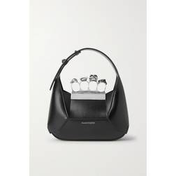 Alexander McQueen Bolso Hobo Mini Jewelled De Piel