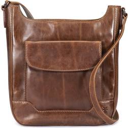 Frye Damen Melissa Magazine Crossbody Umhängetasche, Cognac, Einheitsgröße