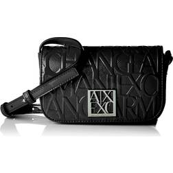 Armani Exchange Crossbody Bags colour Black