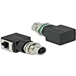 DeLock CAT 6a Network Adapter M12 to RJ45