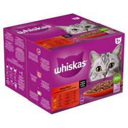 Whiskas Vådfoder okse, kylling, lam fjerkræ