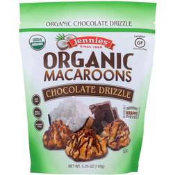 Jennies Organic Macaroons Chocolate Drizzle 5.25