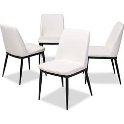 Baxton Studio Set of 4 Darcell Kitchen Chair