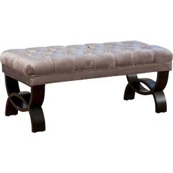 Christopher Knight Home Scarlette Tufted Velvet Settee Bench