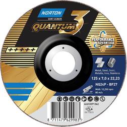 Norton Navrondel til vinkelslibere Quantum 3 125x4,2mm