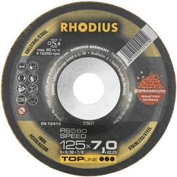 Rhodius 210659 RS580 SPEED Grinding disc off-set Diameter 230 mm Bore diameter 22.23 mm Stainless steel, Steel 1 pcs