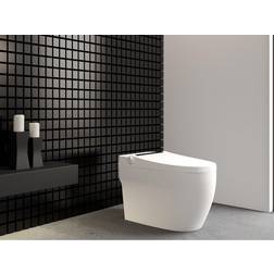 Angeles Modern Ceramic White Smart Toilet with Bidet and Digital Display