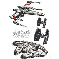 Komar 14723h Star Wars Vaisseaux Spatiaux Freestyle Sticker Deco Multicolore Lot de 5