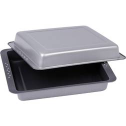 CHG Baking Mould 28 5 x 23 x 4 0 cm Anthracite-Metallic Pie Dish