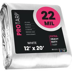 Protarp White 22Mil 12 x 20 Tarp, PT-204-12X20