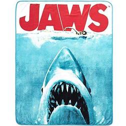 JAWS Buffalo Movie Blankets Black, Red, Blue, Silver (152.4x127)