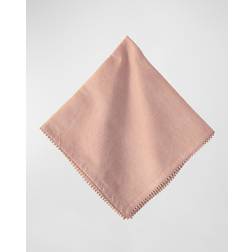 Juliska Berry Trim 22\"Sq. Cloth Napkin Red, Pink