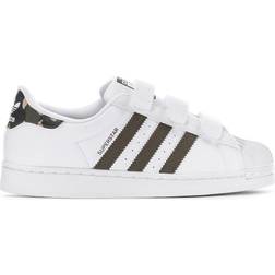 Adidas Kid's Superstar - Cloud White/Olive Strata/Cloud White