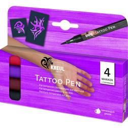 Kreul Tattoo Pen, 4er-Set