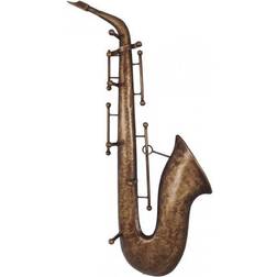 HAKU Möbel Garderobe Murale Saxophone 5 Crochets Marron