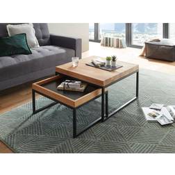 MCA Furniture Sled Brown Coffee Table