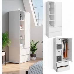 VICCO Ruben 1 Door 186.9cm H X 80cm W X 48cm D Wardrobe