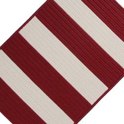 Colonial Mills Pershing Striped Green, Brown, White, Black