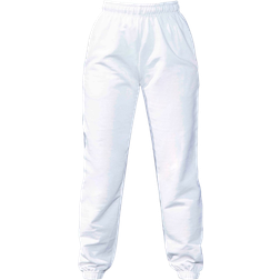 PrettyLittleThing Sweat Cuffed High Waist Joggers - White