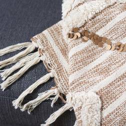 Safavieh Renali Boho Blankets Beige, White (152.4x127cm)