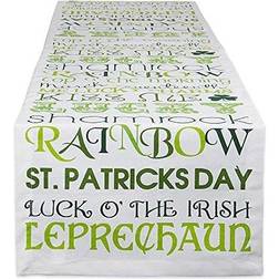 DII St Patricks Day Print Tablecloth Multicolor