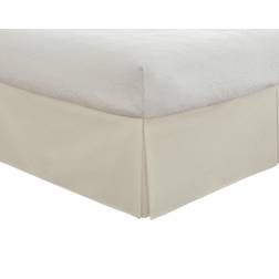 Fresh Ideas Tailored Bed Skirt Valance Sheet White