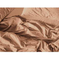 Crinkled Percale 80 Thread Count Bed Sheet Gray