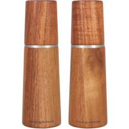 Cole & Mason Marlow Acacia Wood Salt and Pepper Set of 2 Spice Mill