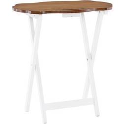 Linon D1305A19 Serpentine Collection Tray Table