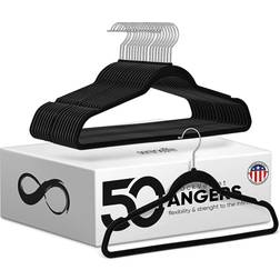 SereneLife Non-Slip Velvet Hangers Set 50-Pack Hanger