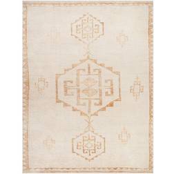 Surya Area Rug White, Beige, Brown, Gold