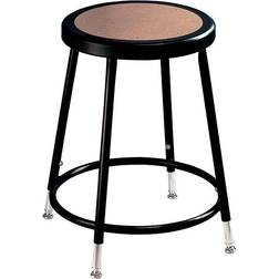 National Public Seating Adjustable Hardboard Bar Stool