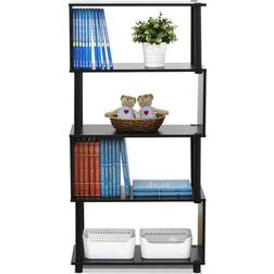 Furinno Flexi Espresso Wood Display Rack Storage Cabinet