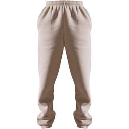 PrettyLittleThing Sweat Cuffed High Waist Joggers - Sand